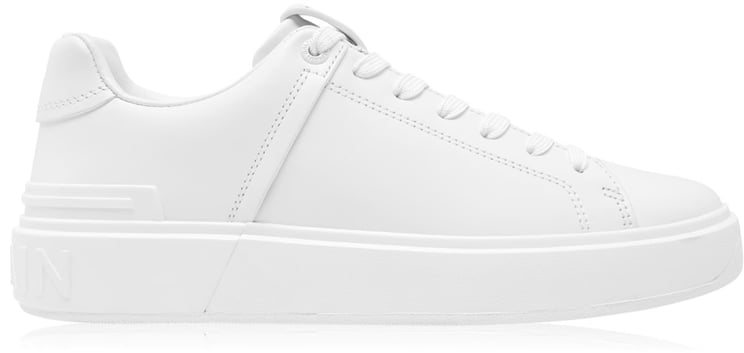 Balmain B Court Logo Low Top Sneakers
