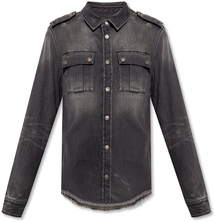 Balmain Balmain Cotton Denim Shirt
