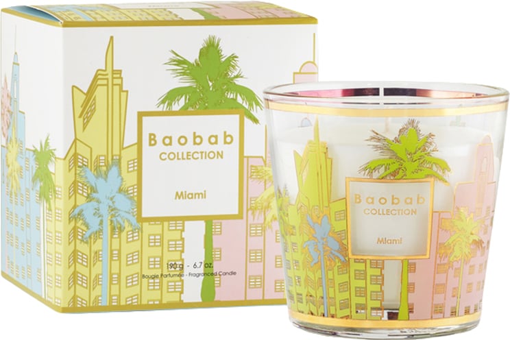 Baobab Geurkaarsen Multicolor