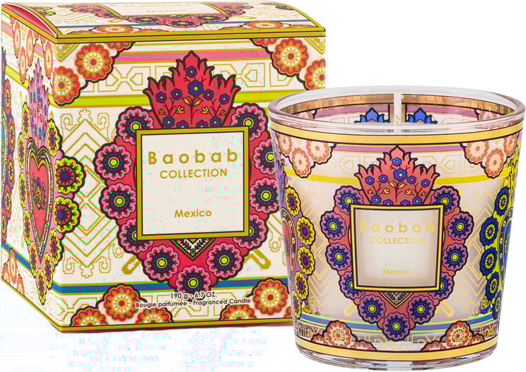 Baobab Geurkaarsen Multicolor