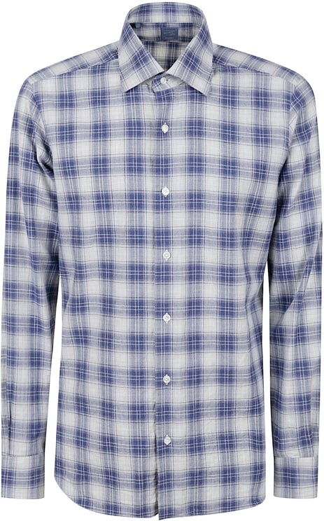 Barba Shirts Bluette Grigio