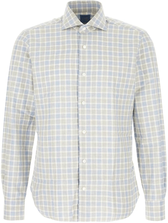 Barba Barba Printed cotton shirt