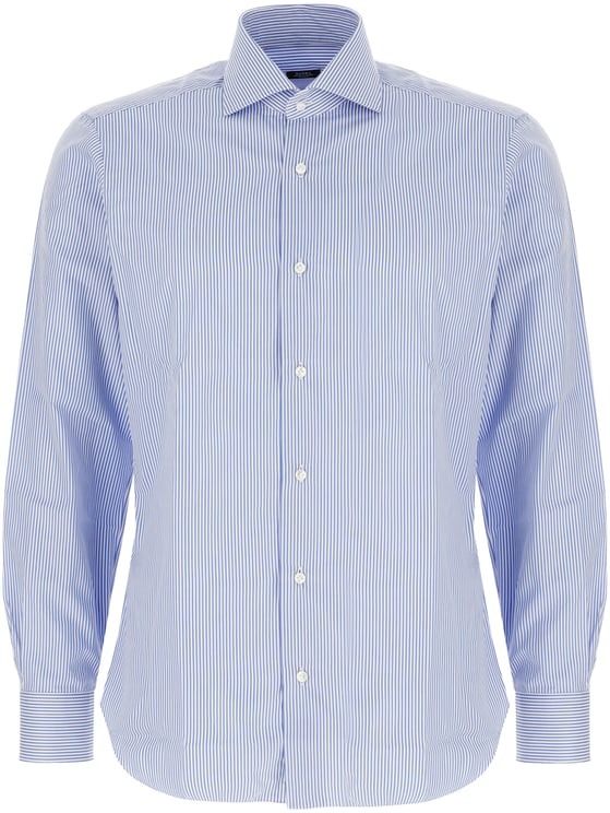 Barba Barba Printed poplin shirt