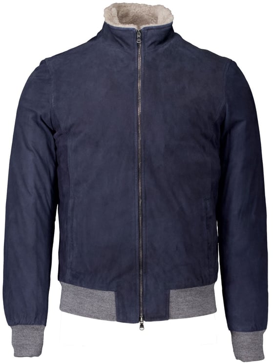 Barba Napoli Barba Napoli Wolf Jackets Donkerblauw 43702