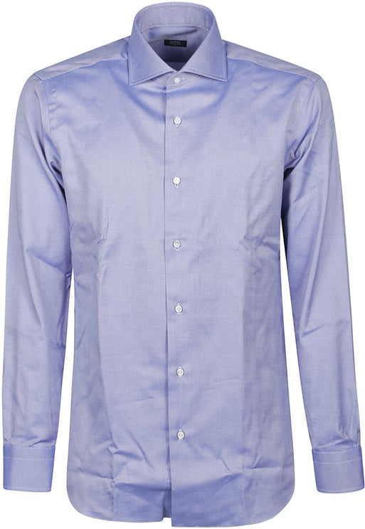 Barba Napoli Long Sleeve Neck Shirt White