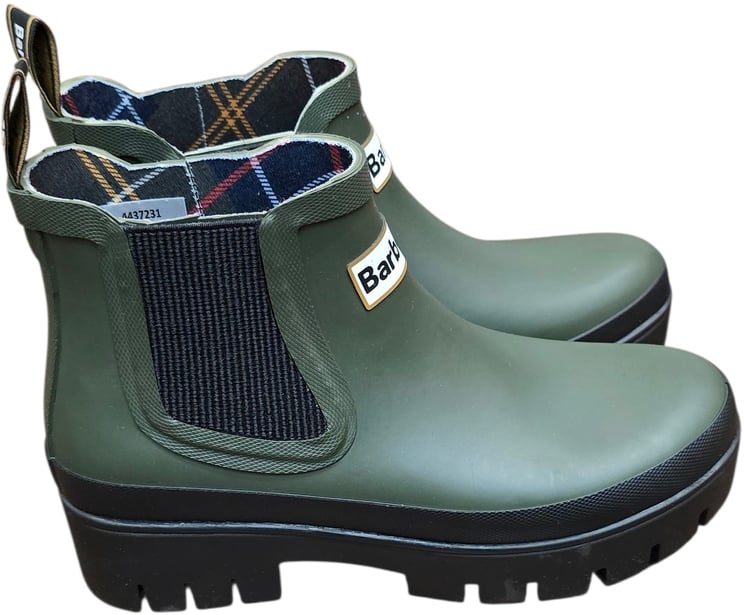 Barbour Boots caoutchouc olive Halton Barbour femme LRF0100 OL12