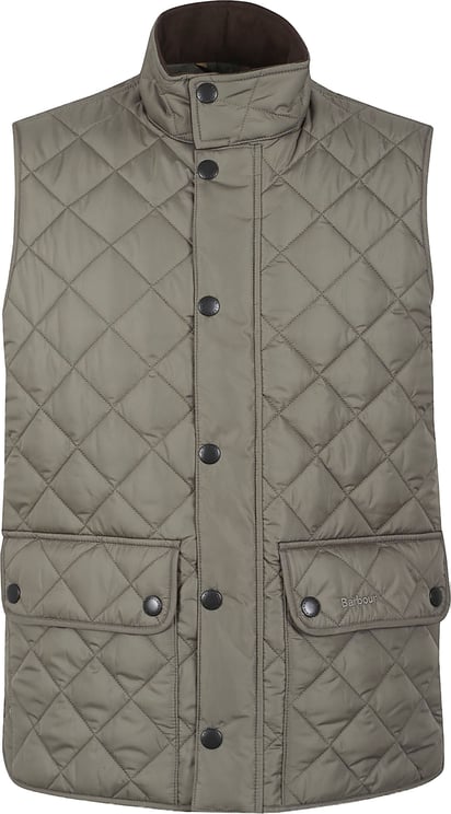 Barbour Sleeveless Quilted Vest with High Collar