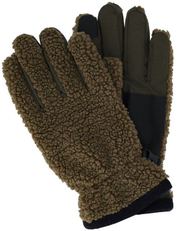 Barbour BARBOUR FILED FLEECE SAGE GREEN GLOVES