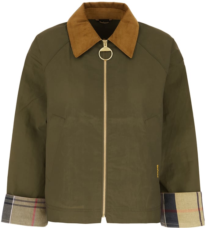 Barbour Barbour Olive green cotton Catlin jacket