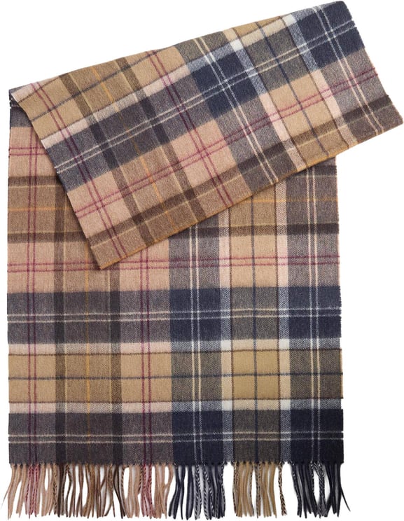 Barbour Barbour - Serena tartan scarf - LSC0477 - TN39 Birchwood/muted tartan