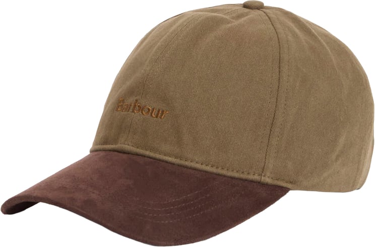 Barbour Heren Langdale Cap Groen/Bruin