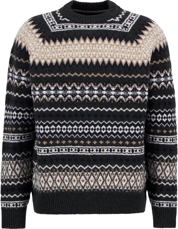 Barbour Heren Hase Fair Isle Sweater Groen