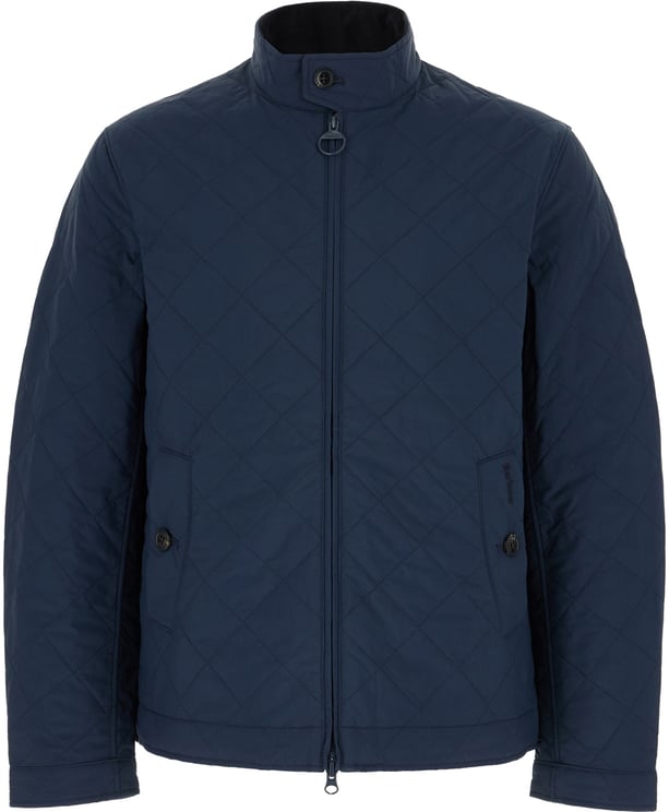 Barbour Barbour Navy blue nylon padded jacket