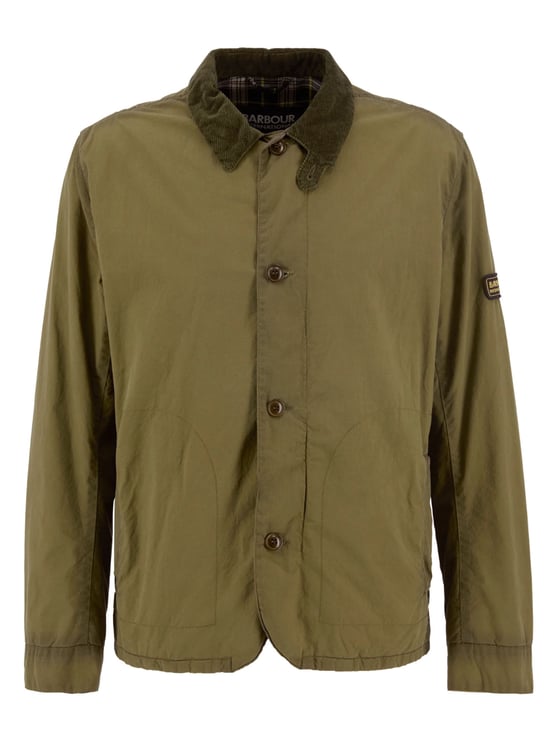 Barbour Troon Corduroy Collar Waxed Jacket