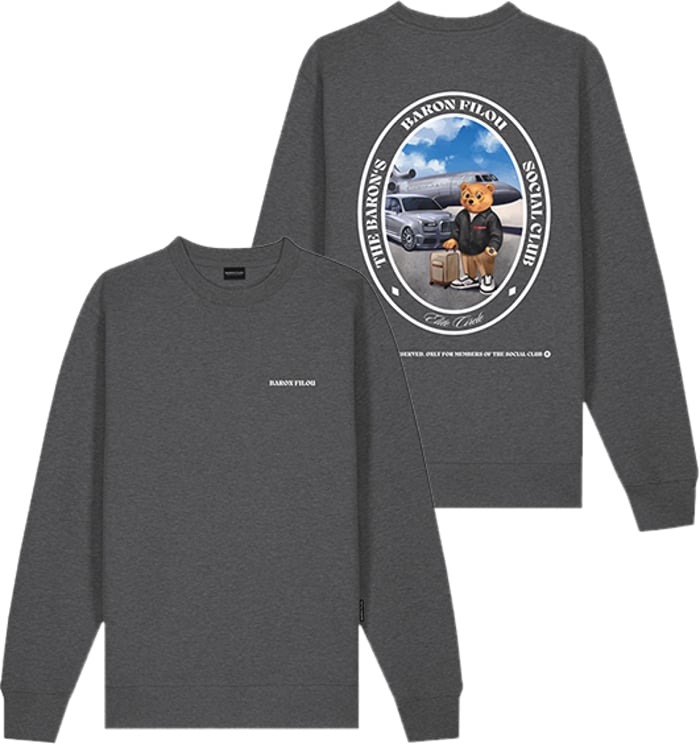 Baron Filou Baron Filou Cli Pullover Oval Backprint The Jetset Traveler