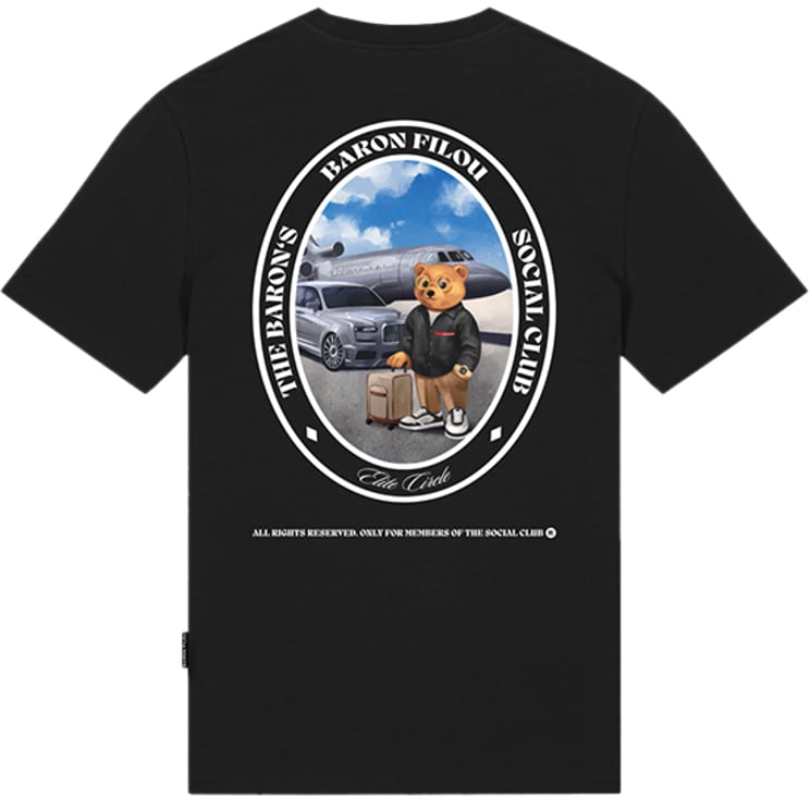 Baron Filou Baron Filou Cli Backprint The Jetset Traveler T-Shirt