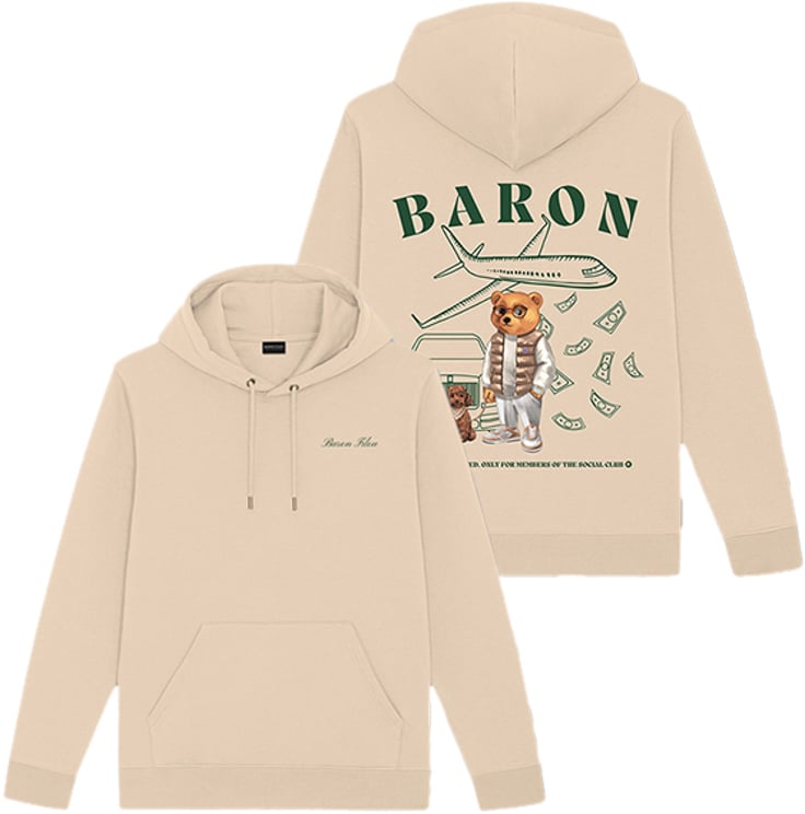Baron Filou Baron Filou Cxlvi The First Class Flyer Backprint Hoodie