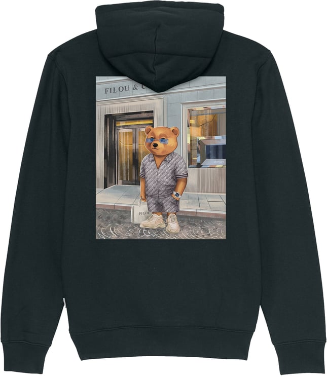 Baron Filou Organic Backprint Hoodie, Filou LXXVIII.