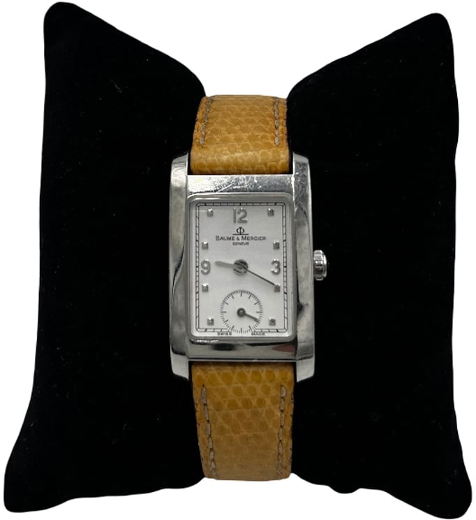 Baume & Mercier Baume & Mercier Hampton leather bracelet 2.5 cm wtach case