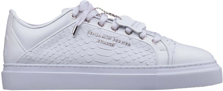Benjamin Berner Benjamin Berner Python Cut Sneakers Wit Bnj22010444