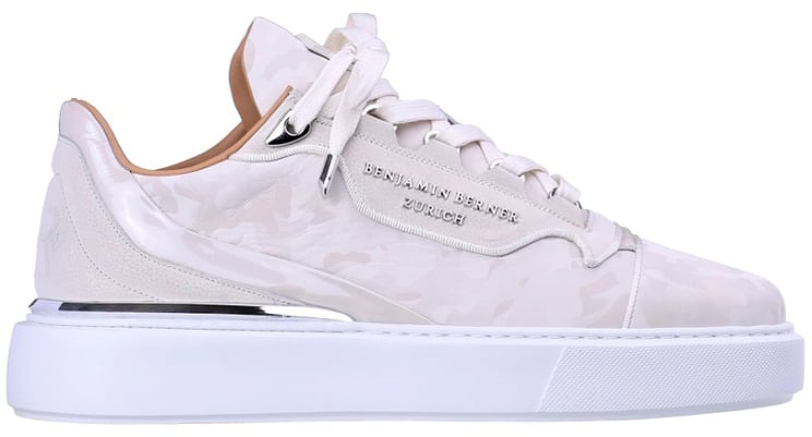 Benjamin Berner Benjamin Berner Reflective Camouflage Sneakers Creme Raphael Reflective