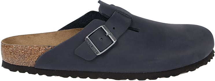 Birkenstock Boston Sliders Black