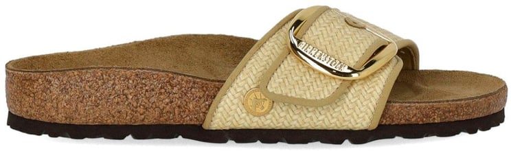 Birkenstock BIRKENSTOCK MADRID RAFFIA BIG BUCKLE NATURAL SANDAL