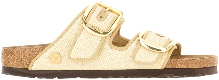 Birkenstock Birkenstock Rafia Arizona Big Buckle sandals