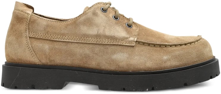 Birkenstock Highwood Moc Lace Low Suède Gray Taupe