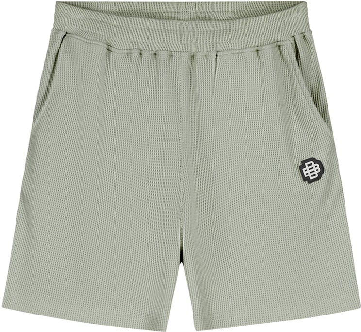 Black Bananas Monogram Waffle Shorts