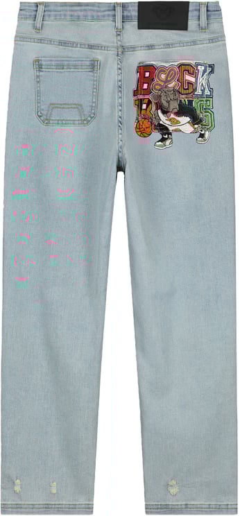 Black Bananas Kids Dribble Straight Fit Denim