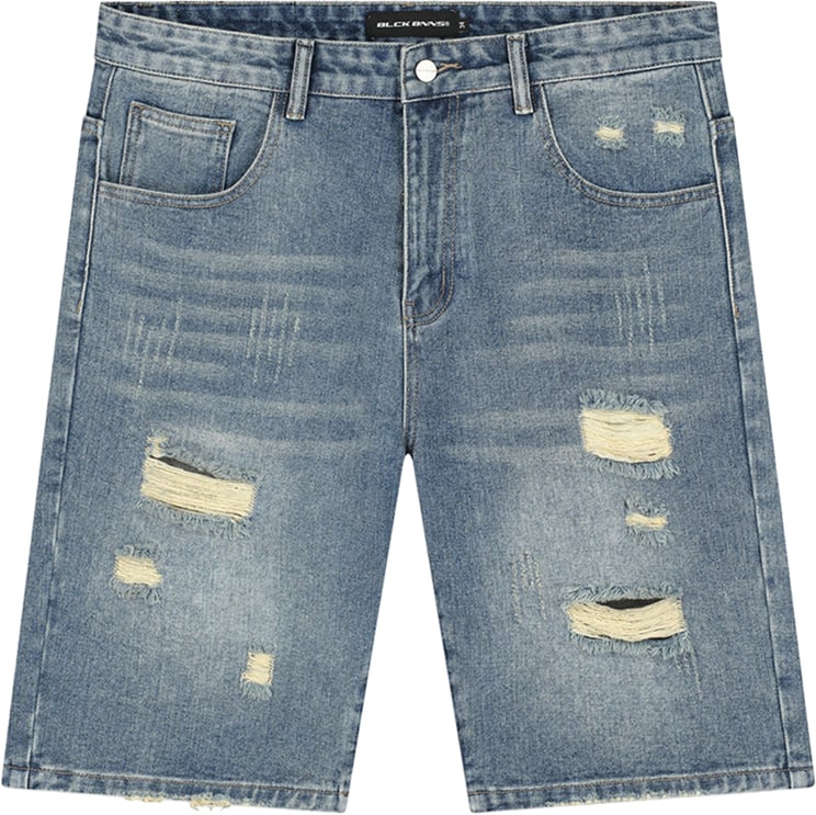 Black Bananas DISTRESSED DENIM SHORTS