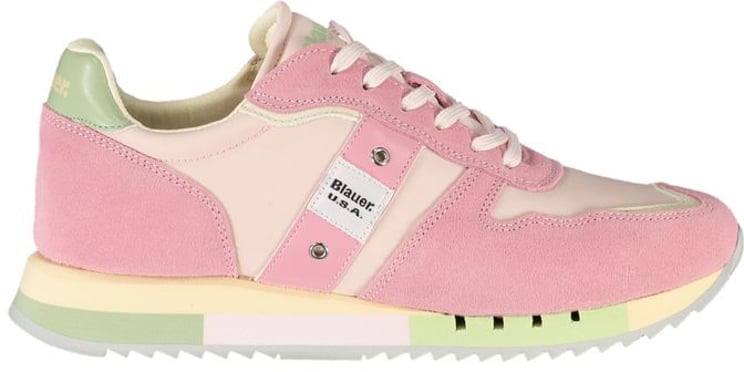 Blauer Blauer Rosa Polyurethane Women Sneaker