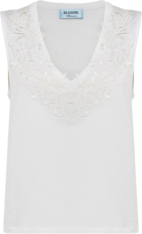 Blugirl T-Shirts And Polos Bianco Ottico