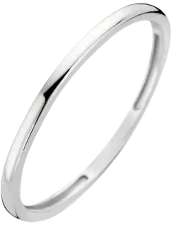 Blush Blush Ring 1197WGO/52 14k Witgoud Glad 1,4mm Maat 52