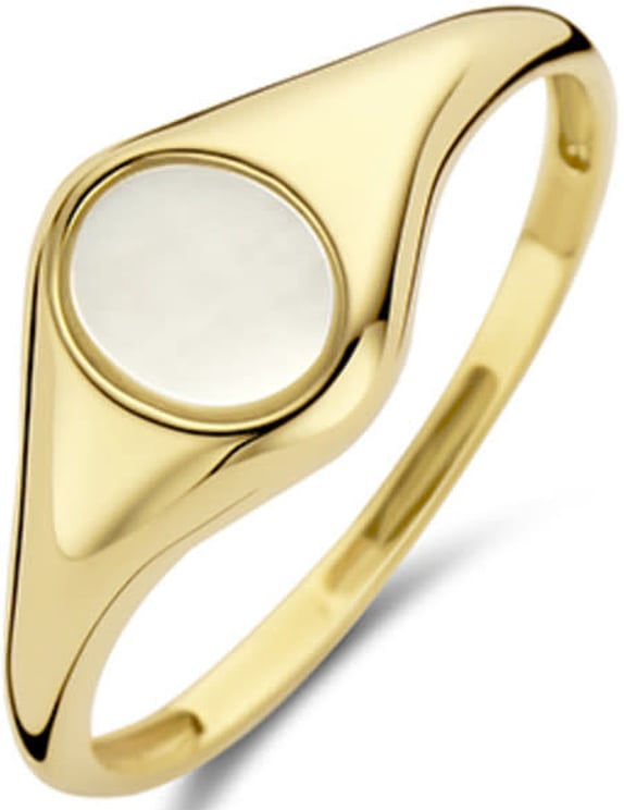 Blush Blush Ring 1219YMP/52 14k Geelgoud met Mother of Pearl Maat 52