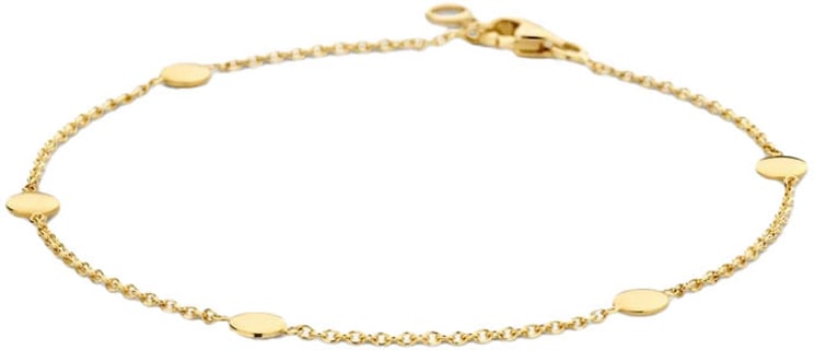 Blush Blush Armband 2222YGO 14k Geelgoud met Rondjes 18,5cm