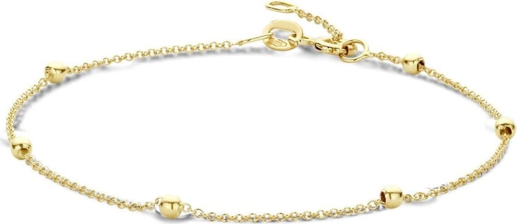 Blush Blush Armband 2224YGO 14k Geelgoud met bolletjes 18,5cm