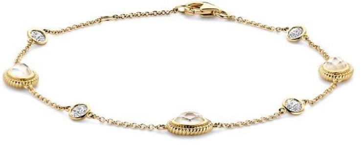 Blush Blush Armband 2252YMQ 14k Geelgoud met Zirkonia 16.5 - 18cm