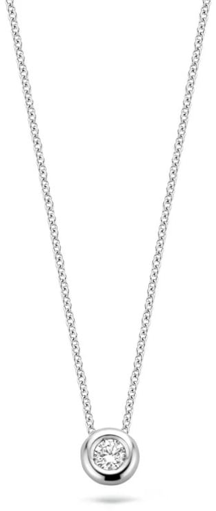 Blush Blush Collier 3114WDI 14k Witgoud 0,06crt G SI Briljant geslepen Diamant 42cm