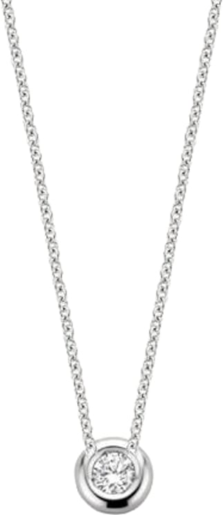 Blush Blush Collier 3114WDI 14k Witgoud 0,06crt G SI Briljant geslepen Diamant 42cm
