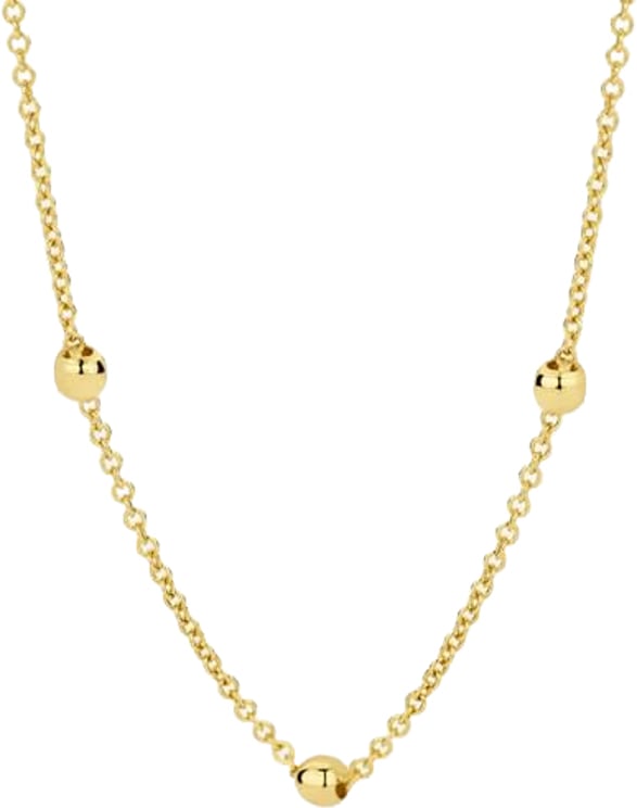 Blush Blush Collier 3145YGO 14k Geelgoud met Bolletjes 42cm