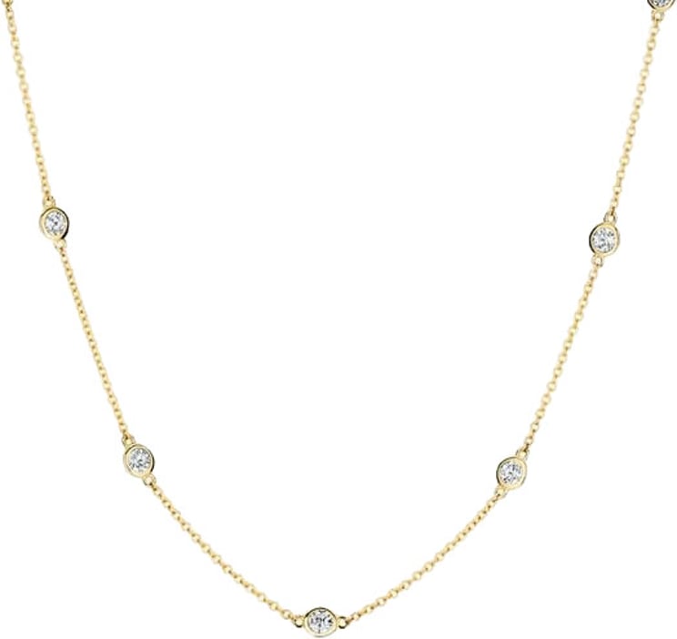 Blush Blush Collier 3172YZI 14k geelgoud met Zirkonia 42cm