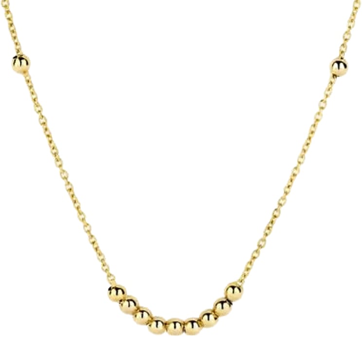 Blush Blush Collier 3182YGO 14k Geelgoud met Bolletjes 42cm