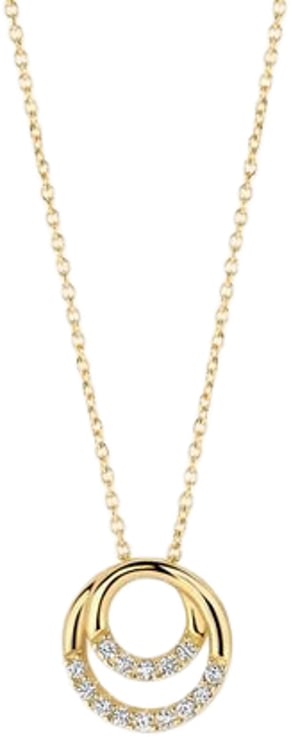 Blush Blush Collier 3193YZI 14k Geelgoud Rondjes met Zirkonia 42cm
