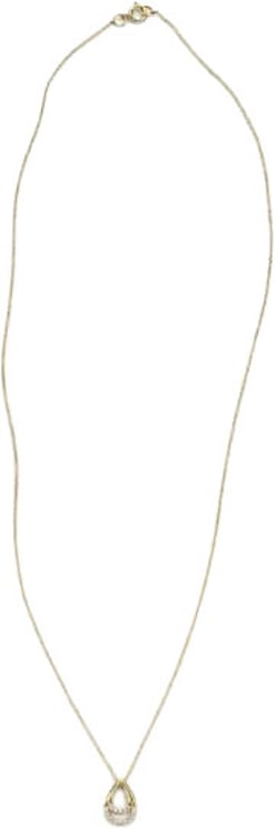Blush Blush Collier 3195YZI 14k Geelgoud Druppel met Zirkonia 42cm