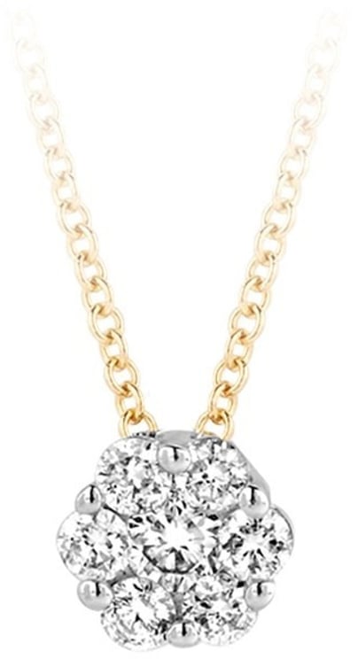 Blush 3603BDI Colllier 14 Krt Goud met Diamant