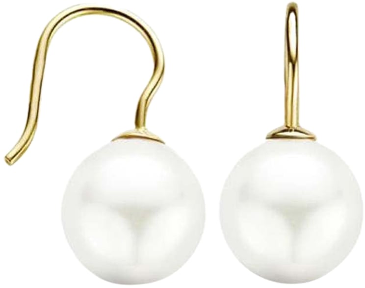 Blush Blush Oorbellen 7049YPW 14k Geelgoud met Parel Hollandse Haak