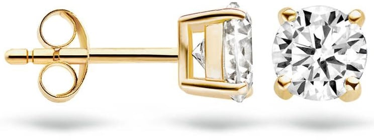 Blush 7053YZI Oorbellen 14 krt geelgoud met zirkonia