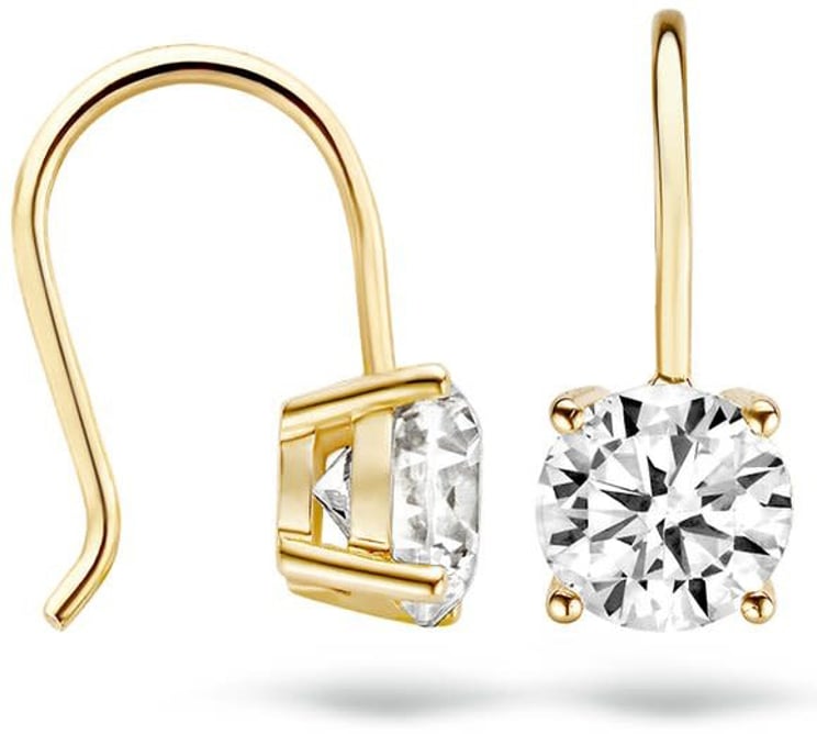 Blush 7055YZI Oorbellen 14 krt geelgoud met zirkonia